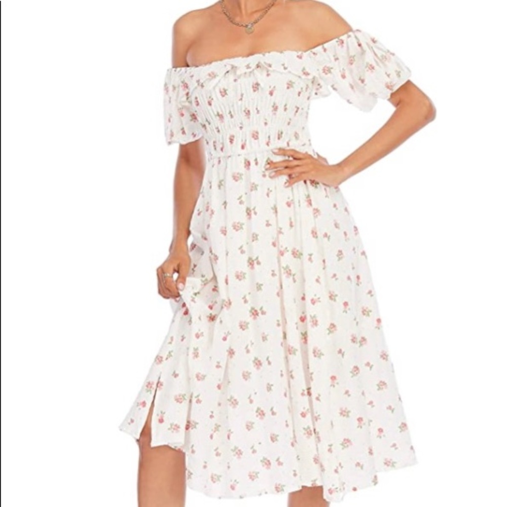 Amazon Vintage Floral Midi Dress